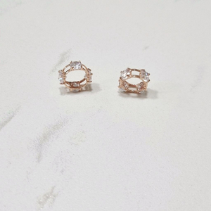 14k큐빅 원통 펜던트 핑크골드 (체인제외) 이미지