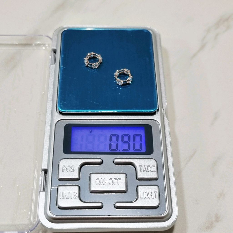 14k큐빅 원통 펜던트 핑크골드 (체인제외) 이미지