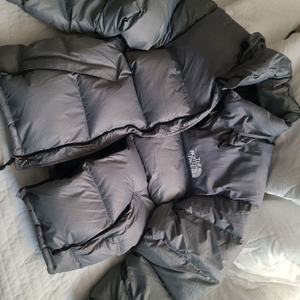 노스페이스 눕시 직구 L 사이즈 그레이 회색 1회 착