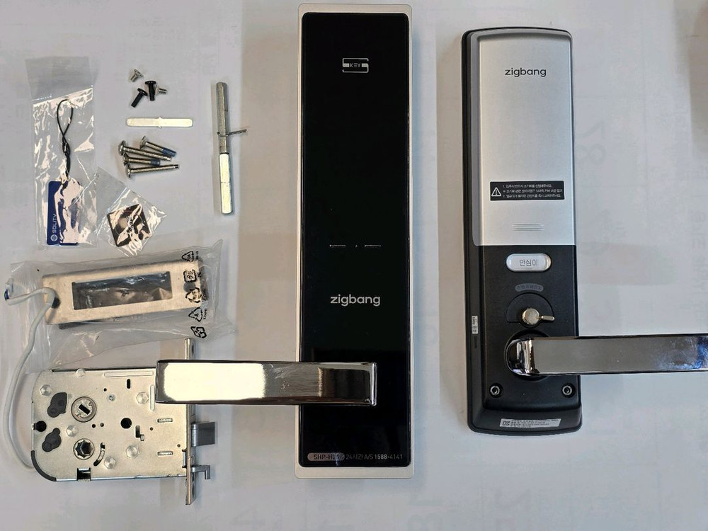 직방 SHP-H31 레버형 스마트 도어락--1