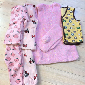 여아수면잠옷셋트&원피스,조끼일괄