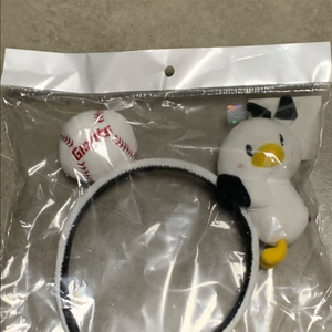 롯데 자이언츠 루기 야구공 머리띠