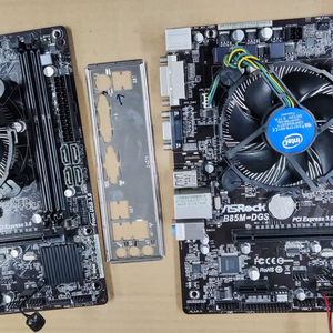 asrock b85m-dgs 보드 + i3 4160 cpu 세트 이미지