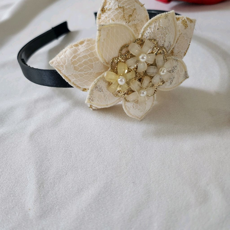 여아 아기 한복 머리띠, 액세서리일괄--1