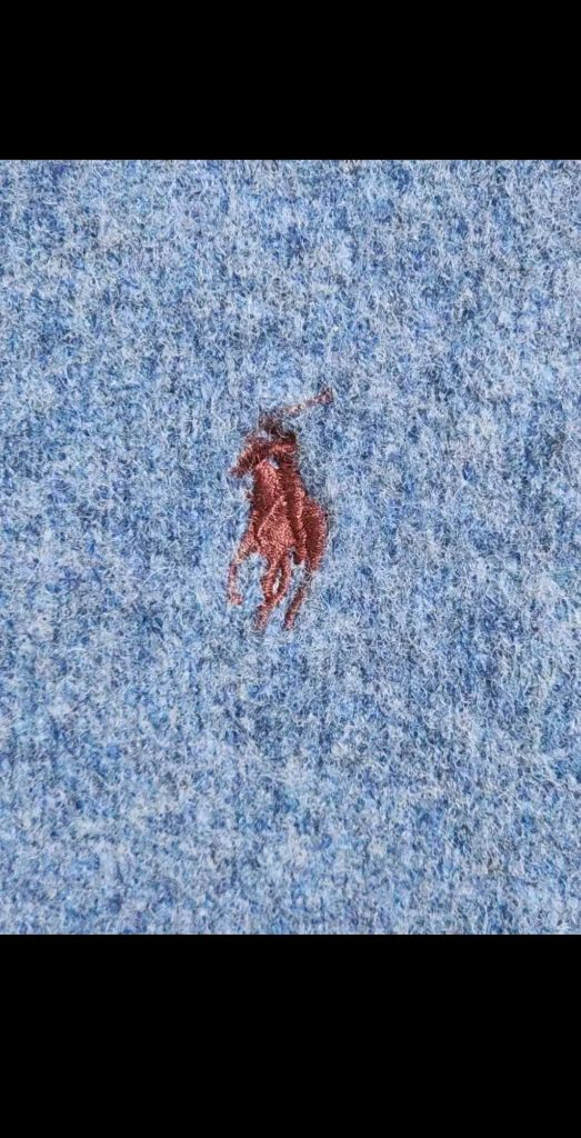 (L) 랄프로렌 폴로 니트 브이넥 램스울 스웨터 이미지