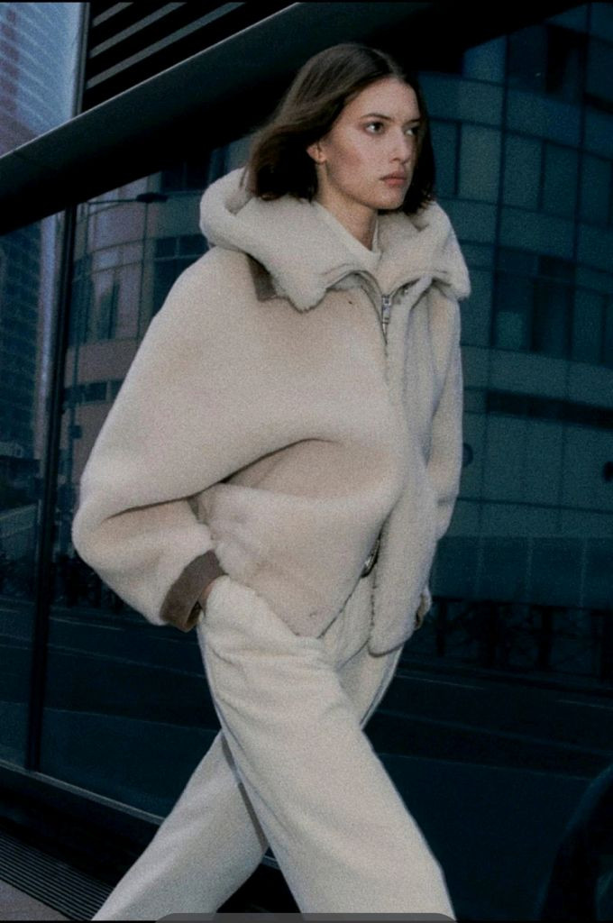 IRO 이로 여성용 무스탕자켓 34(55~66) 새제품--7