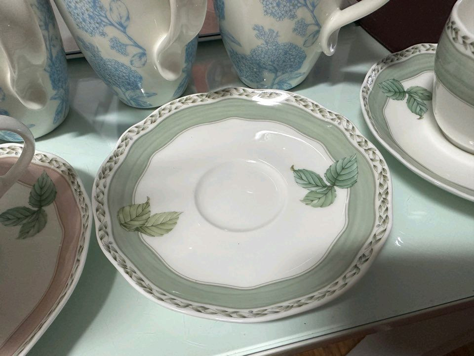 (새제품) 노리타케 Noritake 과일 접시, 찻잔세트, 티스푼 포크--1