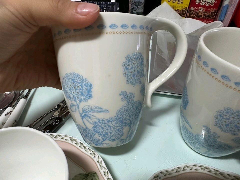 (새제품) 노리타케 Noritake 과일 접시, 찻잔세트, 티스푼 포크--3
