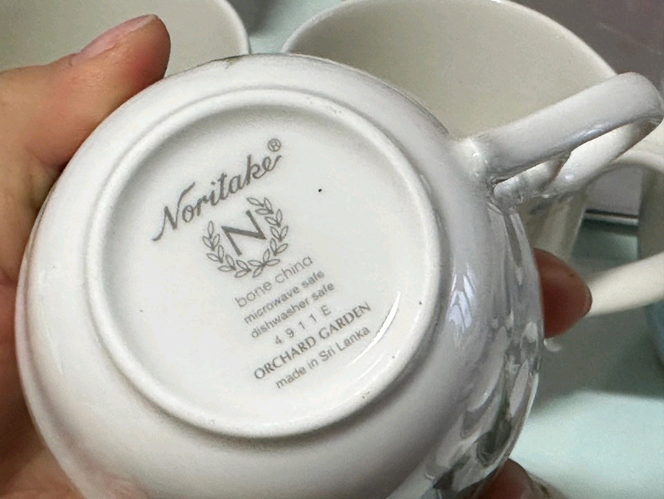 (새제품) 노리타케 Noritake 과일 접시, 찻잔세트, 티스푼 포크--5