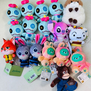 미사용 키링, 디즈니 키링, 와사베비어 키링 등