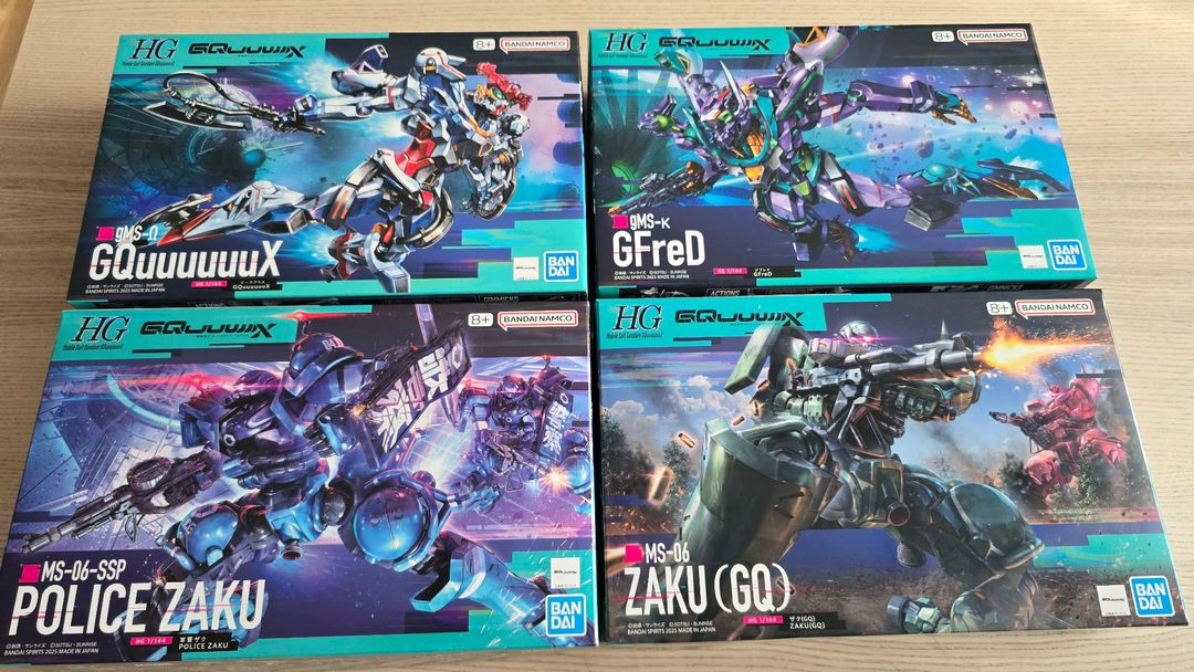 hg 지쿠악스 건담 지프레드 군경자쿠 자쿠gq 정가이하--1