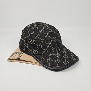 구찌 GG 데님 베이스볼 캡 ( L )