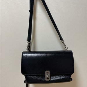 분크 바게트 숄더 스몰 블랙