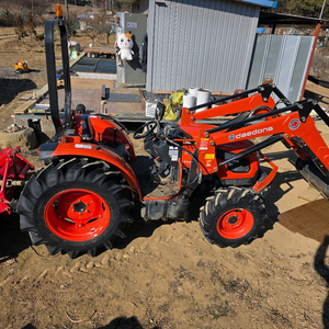 대동55마력 트랙터 .로타리,로더 세트 이미지