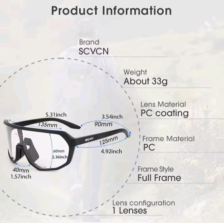 [빠른배송] 변색편광선글라스 자전거선글라스--3