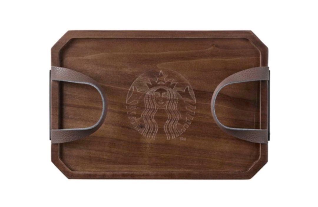 [새상품] 스타벅스 우드 트레이--3