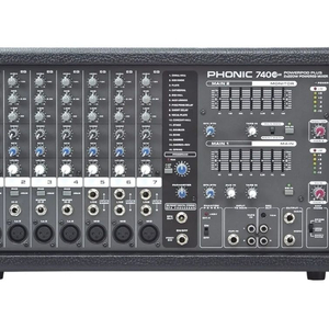 폭닉. 파워믹서앰프740plus 440와토7채널