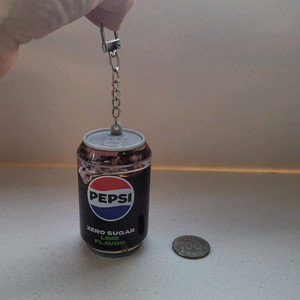 펩시 뚱캔 모형 키링 14cm 지금 4.5cm 이미지