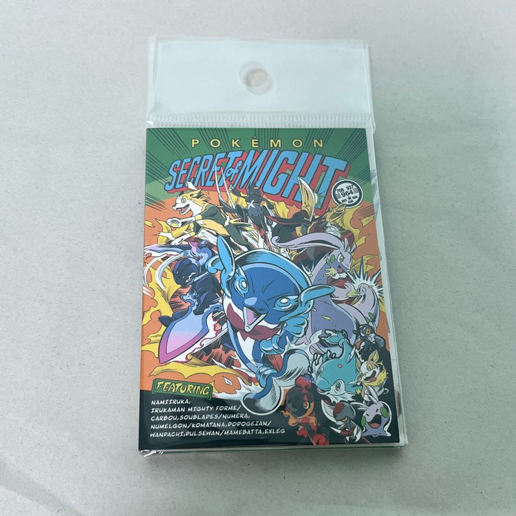 포켓몬 센터 트레이너 모란 블래키 메모지 멍파치 미끄래곤 카디나르마 거울 키링 손수건 이미지