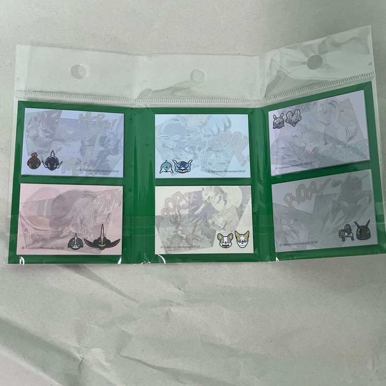 포켓몬 센터 트레이너 모란 블래키 메모지 멍파치 미끄래곤 카디나르마 거울 키링 손수건 이미지