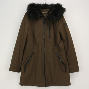 캘빈클라인 방수 방풍 후드 부착 롱점퍼(S)