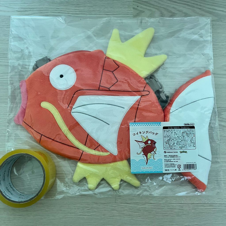 포켓몬 센터 인형 가방 잉어킹 수컷 크로스백 포켓몬 런 이미지