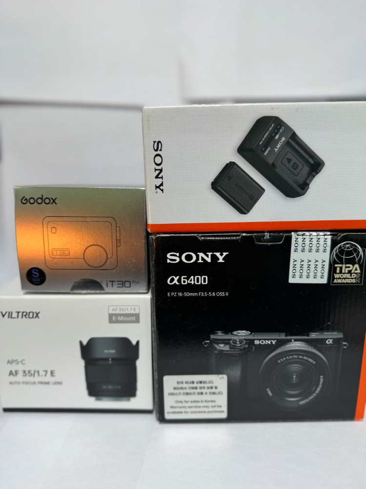 소니 A6400 미러리스 카메라+기타 이미지