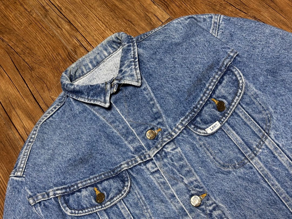 [M] Lee 리 라이더스 크롭 데님 청 자켓--4