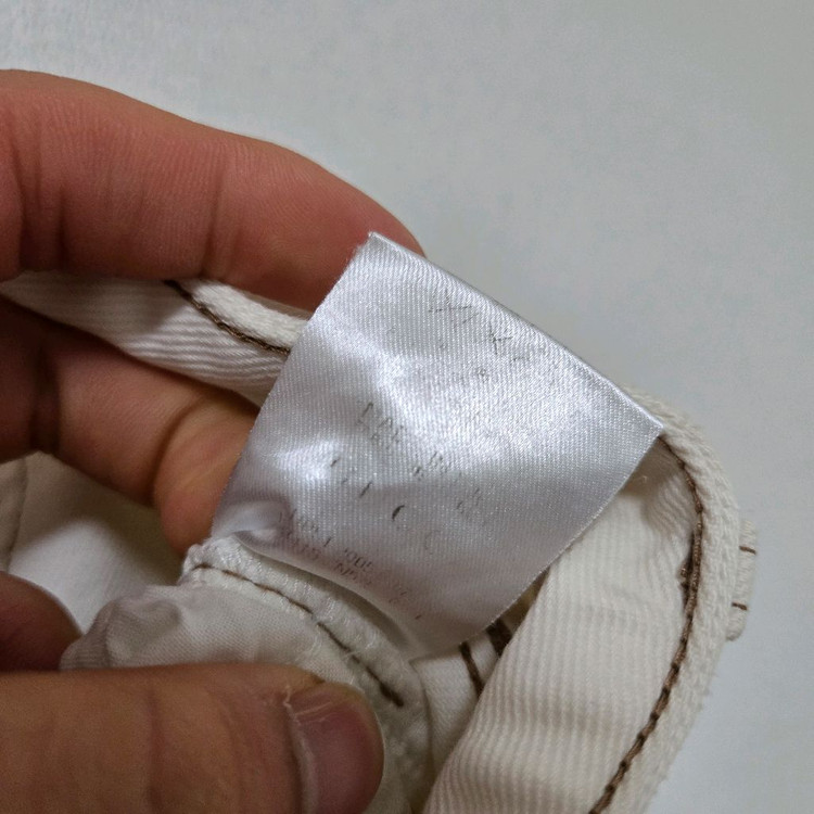 구찌 아이보리 체인 데님팬츠 / 여성 팬츠/ 여성 바지--3