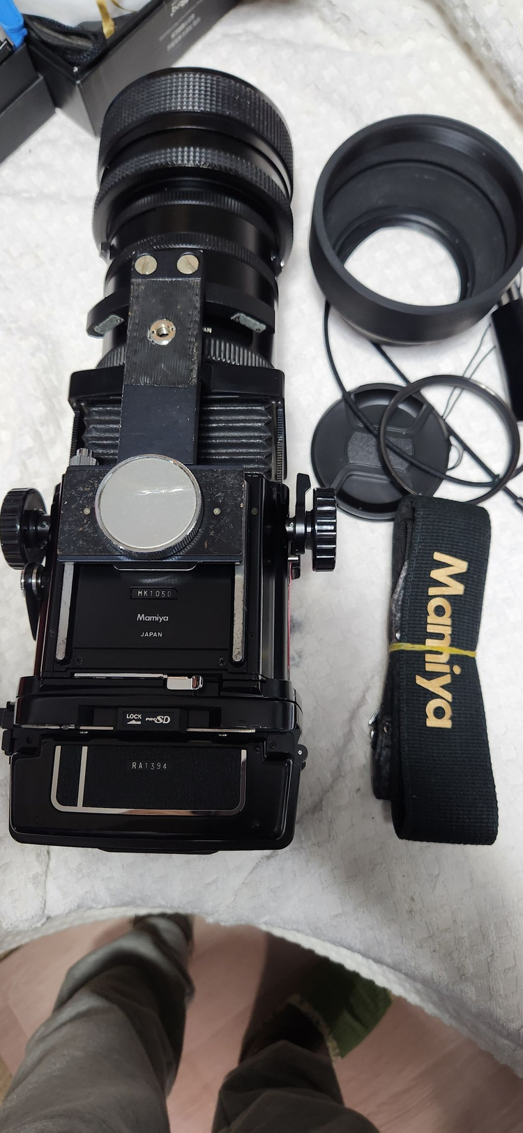 마미야RB67 SD(A급), 마미야 줌 렌즈 100~200(깨끗함), 필터B+W 독일제, 릴리즈, 스트랩. 이미지