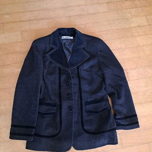 질샌더 블랙 울 자켓