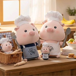 아기돼지 요리사 꼬숑 인형 이미지
