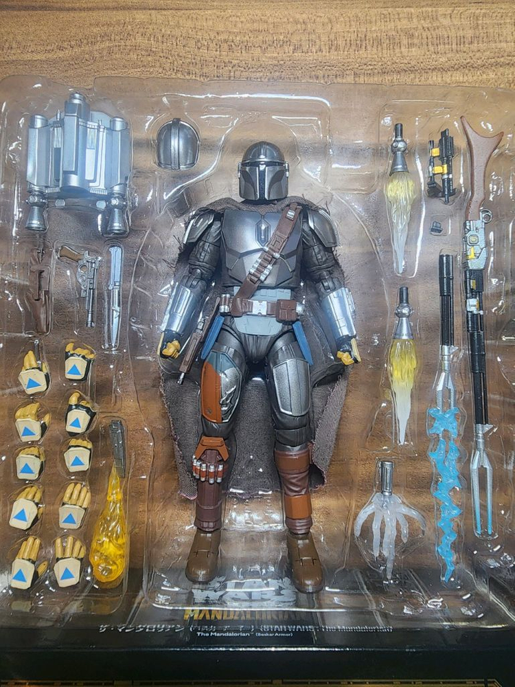 SHF 만달로리안 보바펫+만달로리안 베스커아머 팝니다. 1/12 액션피규어--2