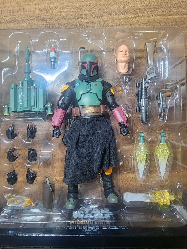 SHF 만달로리안 보바펫+만달로리안 베스커아머 팝니다. 1/12 액션피규어--3