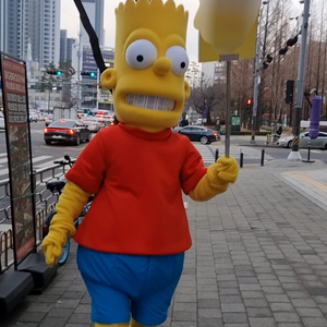 바트심슨 인형탈 (거의새것) 인형 코스튬 의상 이미지