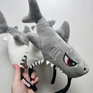 롯데월드 상어 머리띠 2개