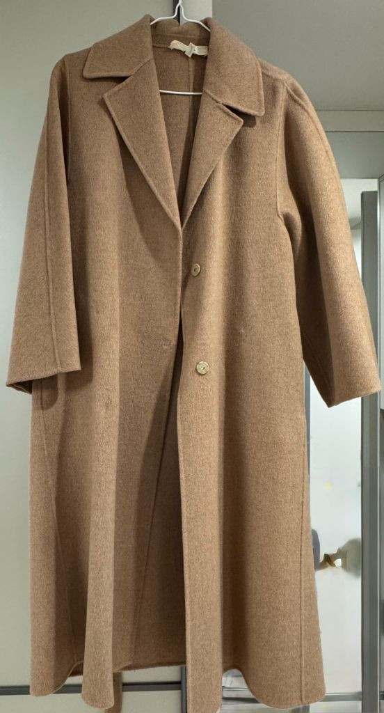 아떼 바네사브루노 캐시미어 핸드메이드 카멜코트--2