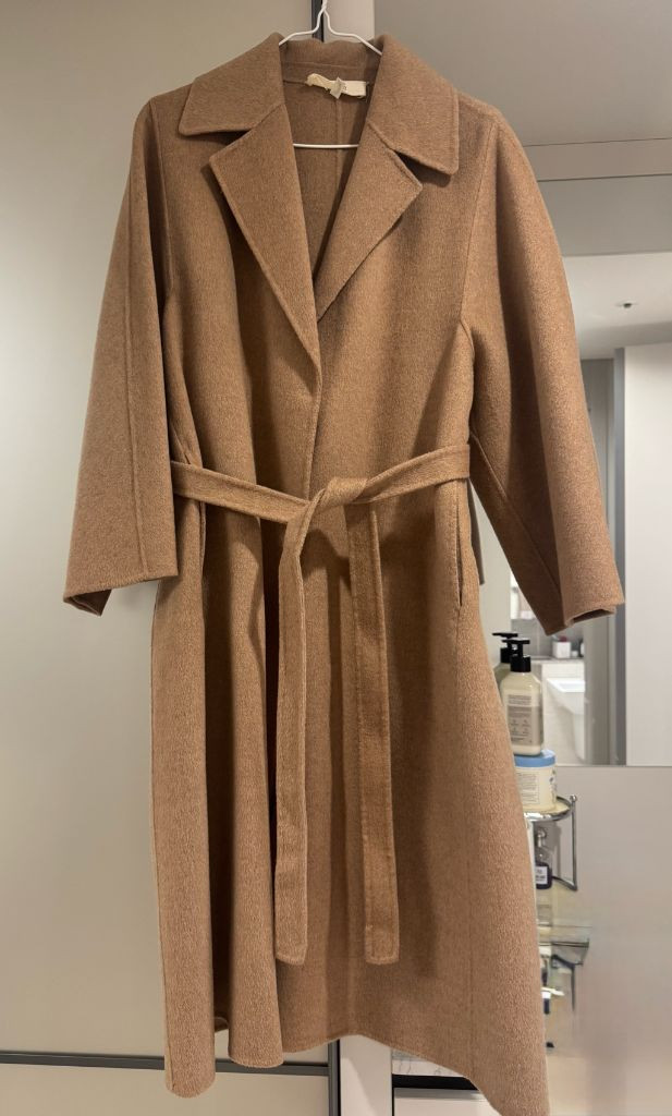 아떼 바네사브루노 캐시미어 핸드메이드 카멜코트--4