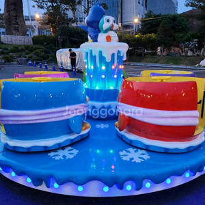 대형 놀이기구 행사 바이킹 회전그네 회전컵 대여 이미지