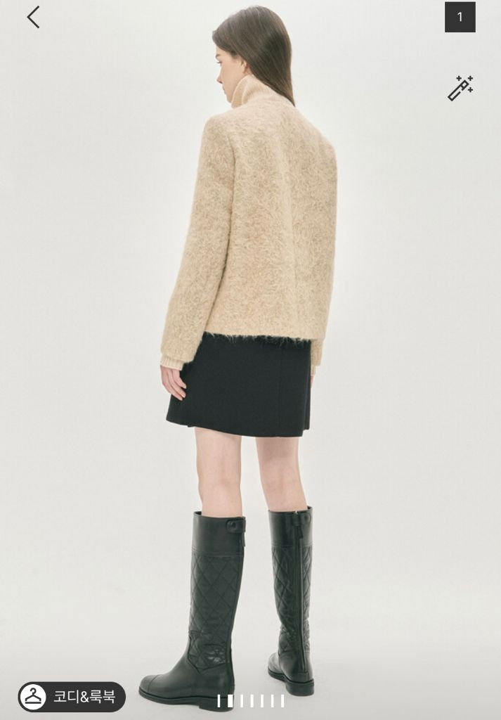 마인 알파카 블렌드 헤어리자켓--2