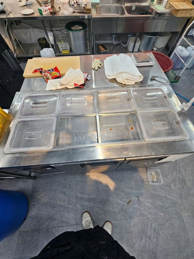 업소용 냉장 작업대--1