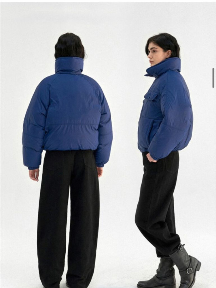 클린 Raf flight down jacket (Blue)--2