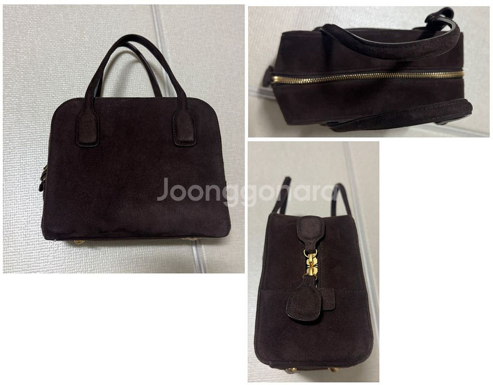 드메리엘 케일리 보스톤 스웨이드 초코--3