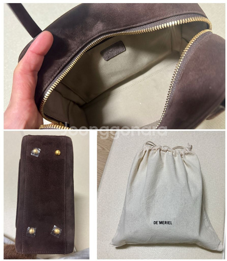 드메리엘 케일리 보스톤 스웨이드 초코--4