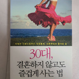 30대, 결혼 않고도 즐겁게 사는 법 도서