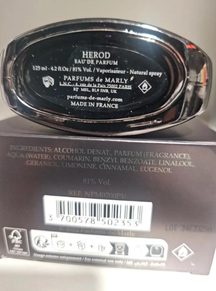 퍼퓸드말리 헤로드 EDP 100ML for 맨 [무배, 새상품]--2