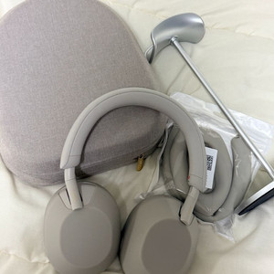 소니 WH-1000XM5 플래티넘 실버 헤드폰