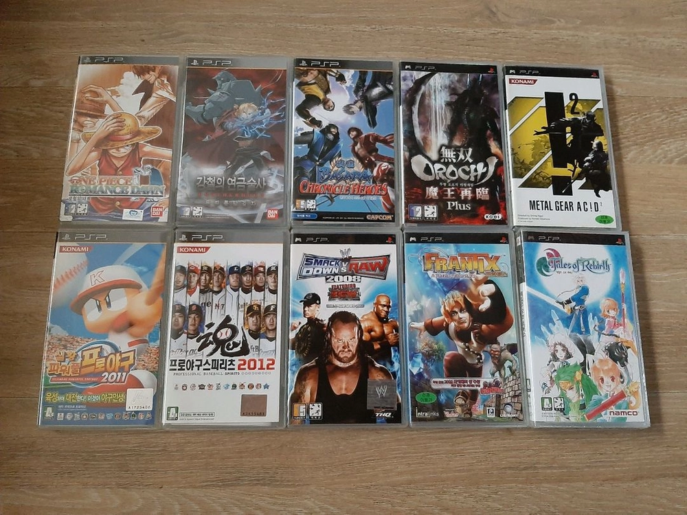 PSP UMD, 닌텐도DS팩, Wii CD 몇가지 팝니다 이미지