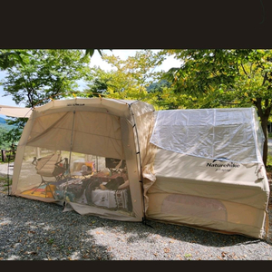 차박,도킹 스위스 알파인 퍼시픽 빅 쉘터(추가 가림막,우레탄창 지퍼,하단 롱스커트 수선