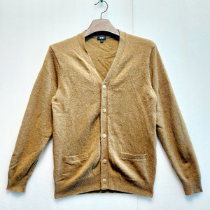 유니클로 남성가디건니트100 퓨어울소재 이미지